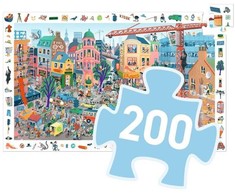 Djeco Stebėjimo dėlionė - Miestas (200 detalių)