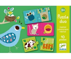 DJECO žaidimas-dėlionė Habitat, DJ08164 ( DJ08164 )