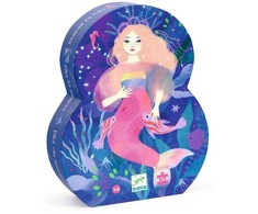 Djeco Siluetų dėlionė - Undinėlė Ella (36 detalių)