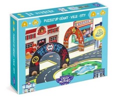 Djeco Crazy motors - Milžiniška dėlionė - Miestas (34 det.)