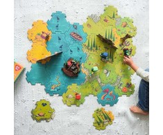 Djeco Arty Toys - Milžiniška dėlionė - Mūšis (30 det.)