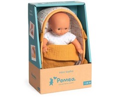 Djeco Mini Pomea - Lėlė su krepšeliu - Saša