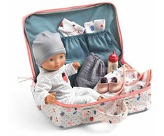 Djeco Baby Pomea - Lėlės - Vanille lagaminas