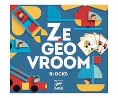 Djeco Paveikslėlių konstruktorius - Ze Geo Vroum ( DJ06436 )