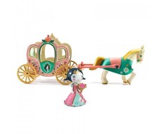 Djeco Arty Toys - Princeses - Mila ir Karieta ( DJ06788 )