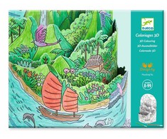 Djeco Dioramos spalvinimas - Salos viršūnėje