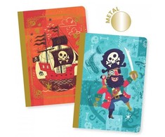Djeco 2 Užrašų knygutės - Piratai ( DD03520 )