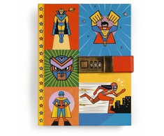 Djeco Slapta užrašų knygutė su kodu - Superherojai ( DD03618 )