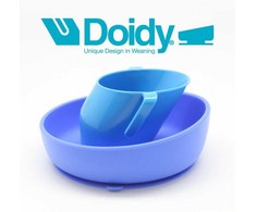 DOIDY puodelio ir dubenėlio rinkinys, Spalva: Raudonas