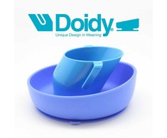 DOIDY puodelio ir dubenėlio rinkinys, Spalva: Mėlynas