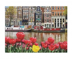Dėlionė "Gėlės Amsterdame", 1000 dalių
