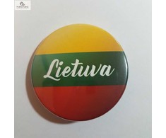 Happy Colours Ženkliukas su užrašu "Lietuva", 25mm