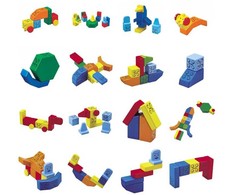 Klasikinis magnetinis konstruktorius „People Blocks”, 31vnt