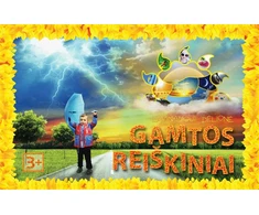 Lavinamoji dėlionė Gamtos reiškiniai, 3+