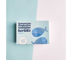 Lietuvos Kurejai Lavinamosios daugkartinio naudojimo kortelės "Skaičiai" + žymeklių rinkinys