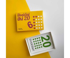 Lietuvos Kurejai Lavinamųjų kortelių rinkinys „Skaičiai iki 20“