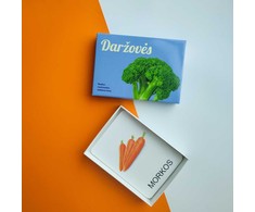 Lietuvos Kurejai Lavinamųjų kortelių rinkinys „Daržovės“