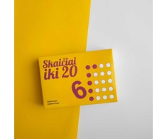 Lietuvos Kurejai Lavinamųjų kortelių rinkinys „Skaičiai iki 20“
