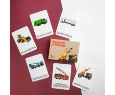 Lietuvos Kurejai Lavinamųjų kortelių rinkinys „Transporto priemonės“