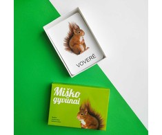 Lietuvos Kurejai Lavinamųjų kortelių rinkinys „Miško gyvūnai“
