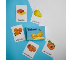 Lietuvos Kurejai Lavinamųjų kortelių rinkinys „Vaisiai“