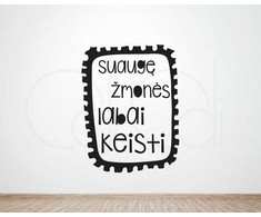 Lietuvos Kurejai Lipdukas ant sienos „Suaugę keisti“