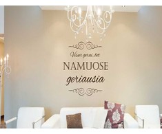 Lietuvos Kurejai Lipdukas „Visur gerai, bet namuose geriausia“