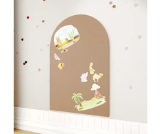 Priklijuojama magnetinė lenta „Arka“, ruda, 95 × 76 cm