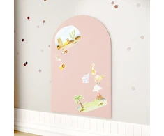 Priklijuojama magnetinė lenta „Arka“, švelniai rožinė, 95 × 76 cm