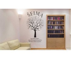 Lietuvos Kurejai Sienos lipdukas „Šeima – tai didelis medis“, Dydis: 110x180cm