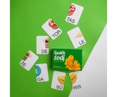 Lietuvos Kurejai Skaitymo kortelės „Sudėk žodį. Dviskiemeniai žodžiai“