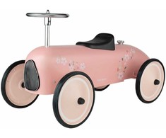 Little Dutch Metalinis RETRO paspiriamas automobilis Rožinė