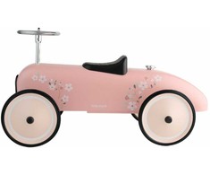 Little Dutch Metalinis RETRO paspiriamas automobilis Rožinė