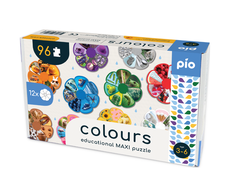 Lavinanti dėlionė COLOURS, 3-6 metų vaikams
