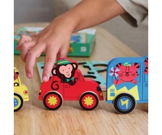 Djeco Medinė dėlionė - Konstravimo žaidimas - Automobiliai