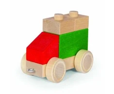 Medinės kaladėlės "Automobiliukas"