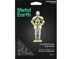Metal Earth Metalinis 3D konstruktorius "Riteris Armor European"