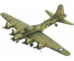 Metalinis 3D konstruktorius Metal Earth B-17 Flying Fortress spalvotas