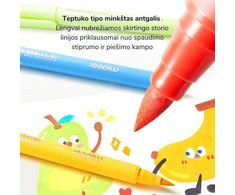 Mideer Akriliniai markeriai su minkštu antgaliu dėkle - 24 spalvos