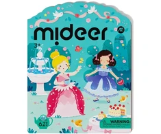 Mideer Daugkartiniai lipdukai Princesių pasaulis