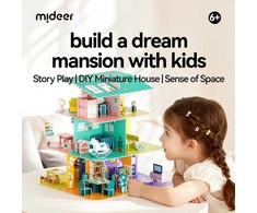 Lėlių namas - 3D dėlionė mideer