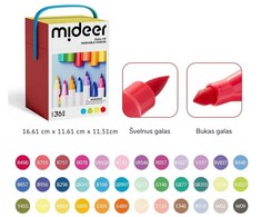 Mideer Dvipusiai nuplaunami flomasteriai 36vnt