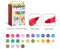 Mideer Dvipusiai nuplaunami flomasteriai 24vnt