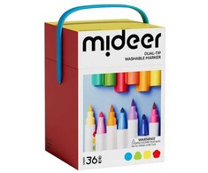 Mideer Dvipusiai nuplaunami flomasteriai 36vnt