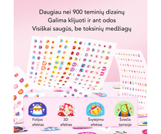 Mideer Lipdukai nagams Princesė 300+vnt