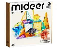 Mideer Magnetinis konstruktorius „Dinozaurai“ – 48 dalys