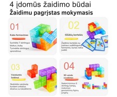 Mideer magnetinis mini konstruktorius „Kubas“