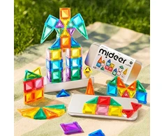 Mideer MINI magnetinis konstruktorius metalinėje dėžutėje – 42 dalys