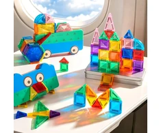 Mideer MINI magnetinis konstruktorius metalinėje dėžutėje „Geometrija“ – 51 dalis