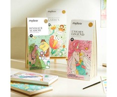 Mideer Spalvinimo akvarele knygelė Dinozaurai